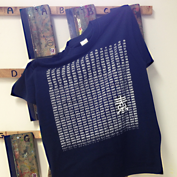 素数Ｔシャツ