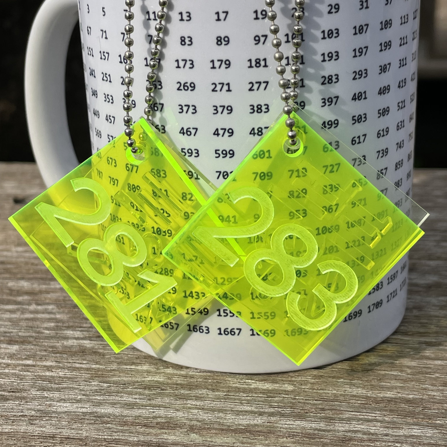 双子素数キーホルダー